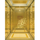 Boyalı Modelleme Paslanmaz Altın Asansör Kabin Tasarımı Akrilik Hafif Dekorasyon