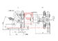Makaralı Kılavuz Pabuç Asansör Yedek Parçaları İzin Verilen Brüt Kütle ≤ 2500kg