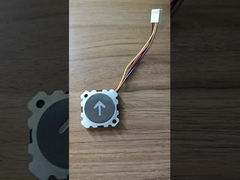 Asansör Parçaları Asansör Kapı Kapatma Düğmesi / Yuvarlak Braille Asansör Düğmesi DC 12-36V