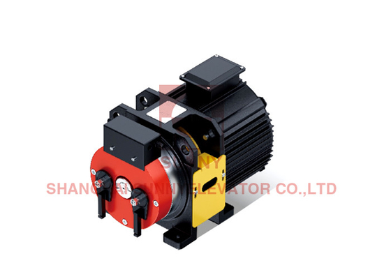 Asansör Devizsiz Çekim Makinesi 320 - 400kg Yük 0.3 - 1.0m/S Hız 3000kg Statik Yük