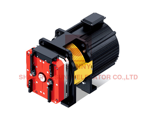 F Sınıfı IP41 24 kutuplusu olan vitessiz çekiş makinesi DC110v Fren Vol 2x1.5A Fren akımı