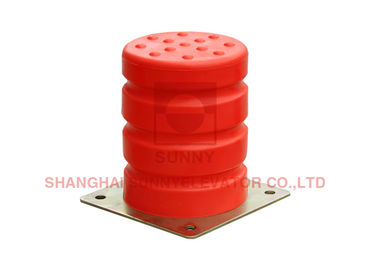 Kırmızı Asansör Güvenlik Bileşenleri Parçaları PU Tampon Boyutu 14-16 mm