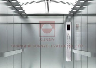 Hız 1 ~ 2.5m / sn Güvenli ve Kararlı Yüksek Hızlı Asansör / Düşük Gürültülü Hastane Asansör