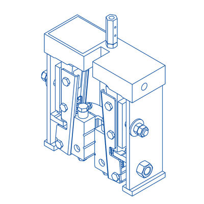 Guide Rail Width 10/15.88/16mm Elevator Progressive Safety Gear Elevator Spares