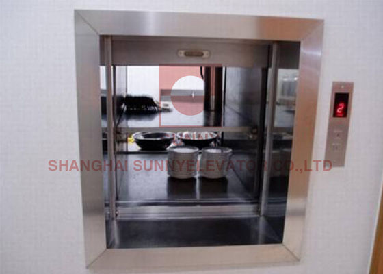 100-300kg Yüklü, 0.4m/s Hız ve 700x1000mm Kapı Açıklığına Sahip Dumbwaiter Asansör Yük Asansörü