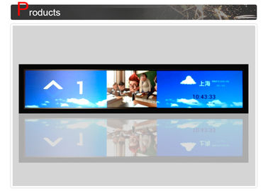 Asansör Yedek Parçaları İçin Bar Tipi Ağ LCD Reklam Ekranı