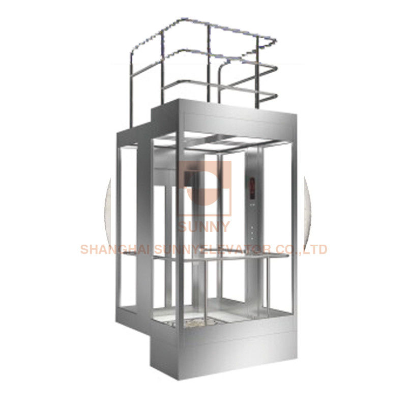 Panoramik Asansörlü Asansör Tasarımı, Makine Asansör Parçaları
