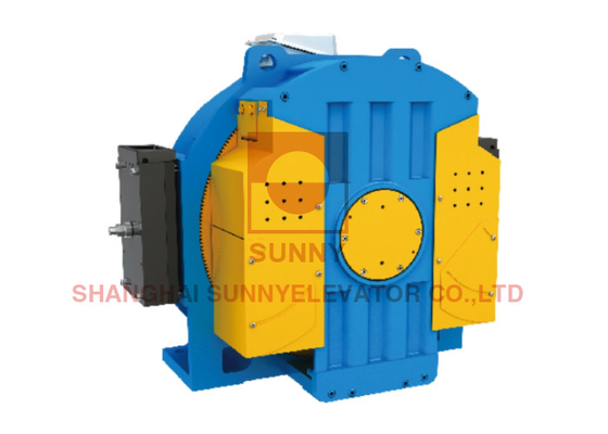 Asansör Devizsiz Çekim Makinesi 450 - 630kg 3 Faz 400V 2x3A DC110V 30 Çubuk 10000kg