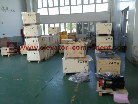 F Sınıfı IP41 24 kutuplusu olan vitessiz çekiş makinesi DC110v Fren Vol 2x1.5A Fren akımı