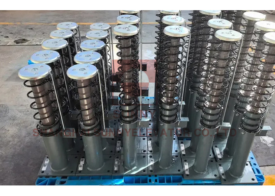 600-3000 Kg Yağ Basıncı tamponu Asansör için makine yağı tamponu