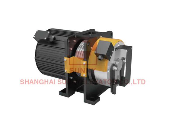 220V/380V Voltajlı asansör için ipsiz çekiş makinesi IP41 koruma derecesi ve 2 1 iple
