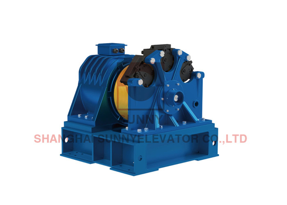 IP41 derecelendirilmiş asansör için dişlisiz çekiş makinesi Phi 540mm diametre ile