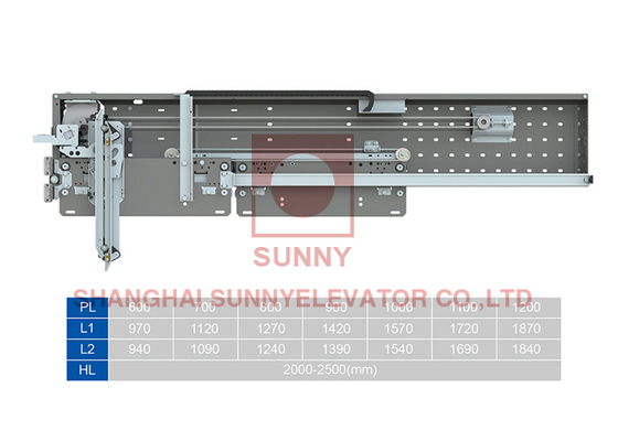 600~1200mm HL 2 Panel Side Opening Pm Senkroniz Kapı Operatörü
