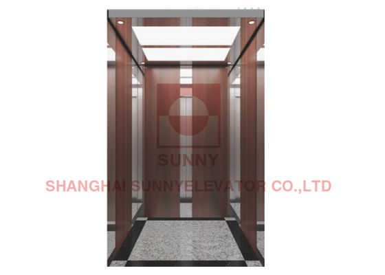 Solid Surface Resin Stainless Steel Sheet Mirror Elevator Cabin for Passenger Elevator Lift Cabin