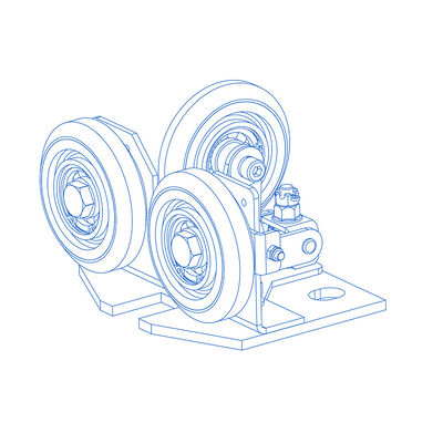 Yarı elastik rulo rehber ayakkabı kaldırma güvenlik cihazları rehber rayların 10/16 mm genişliğinde