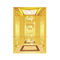 PVC Zemin Asansör Kabin Dekorasyonu Titanyum Altın Saç Çizgili Paslanmaz Çelik