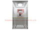 Paslanmaz Çelik / Tüp Işık ile Villa Asansör İç Tasarım PVC Zemin