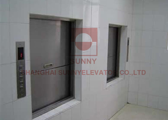 100-300kg Yüklü, 0.4m/s Hız ve 700x1000mm Kapı Açıklığına Sahip Dumbwaiter Asansör Yük Asansörü