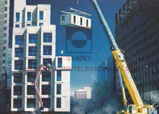 120m / dak Hız 1600/2000kg Yük ve ≤200m Seyahat Yüksekliği ile Yüksek Hızlı Asansör İnşaat Asansörü