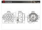 Asansör Parçaları Yükü 1250-1600 KG için Sheave Ф400 Mm Dişlisiz Çekiş Makinası