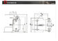 Asansör Parçaları ile Sürgülü Asansör Kılavuz Ayakkabıları Kılavuz Ray Genişliği 16 / 10mm