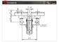 Asansör Silindiri Kılavuzları / Asansör Yedek Parçaları Kılavuz Rayı 8 - 20mm Genişliği