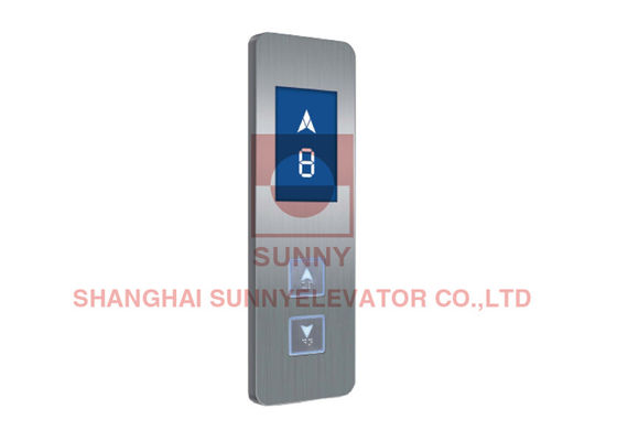 Yolcu Asansörü için Saç Çizgisi Malzemesi LCD Asansör Polis Paneli 300 X 92 X 12mm