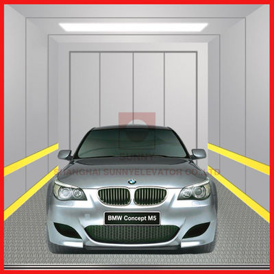 Büyük Uzay Anti Patinaj Otomobil Yüksek Hızlı Asansör Yük 3000kg