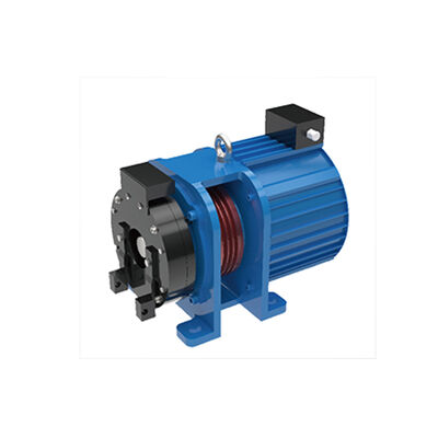 Φ200 Çap 320-450KG Yük 0.4~0.6m/s Hız Asansör Çekiş Makinesi Dişlisiz Çekiş Makinesi