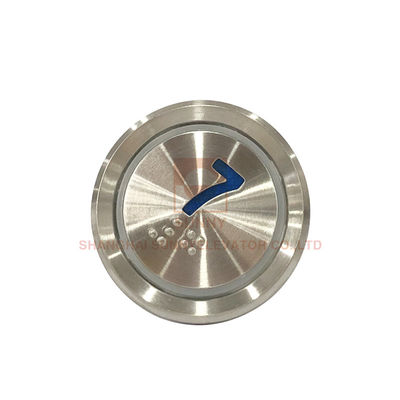 12-24 V LED asansör baskı düğmesi paslanmaz çelik çerçeve ve Φ45x20mm Asansör panelleri için boyut